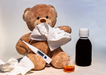 Increased temperature light fever medical