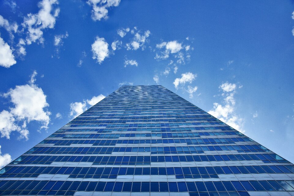 City ​​center metal architecture