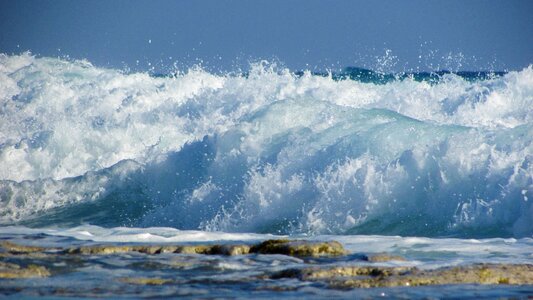 Beach nature spray photo