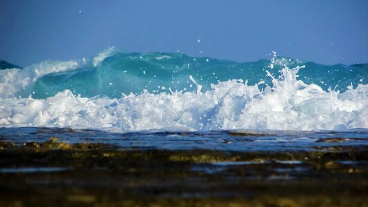 Beach nature spray photo