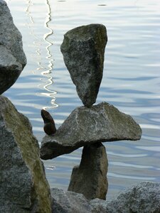 Natural zen stone photo