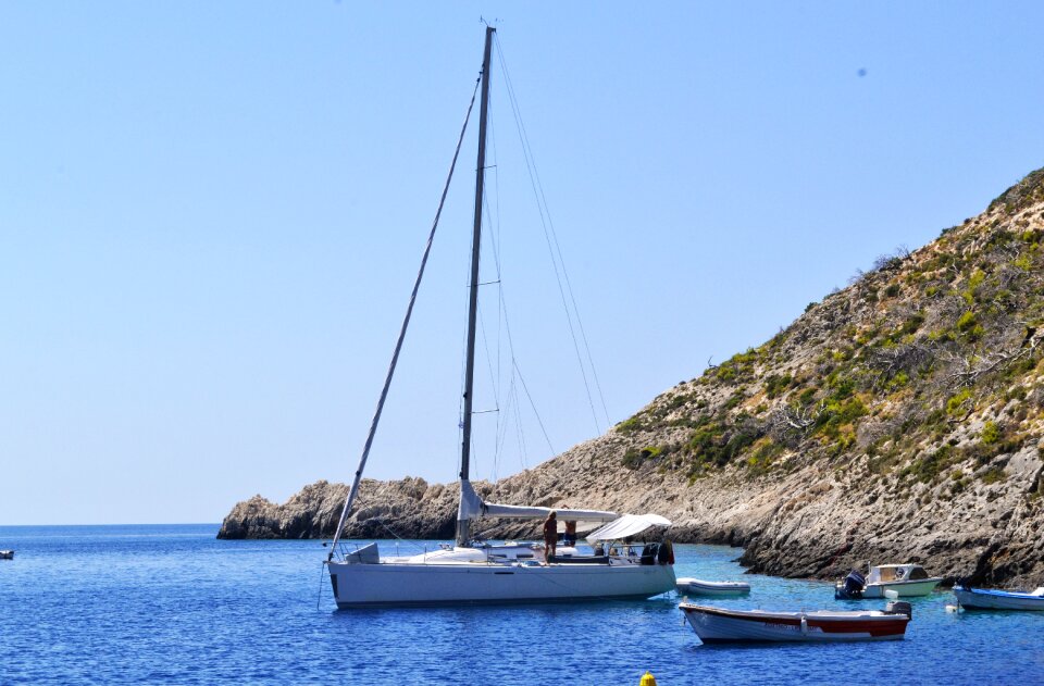 Blue sea seascape zakynthos island