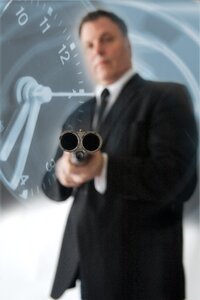 Killer armed assassin