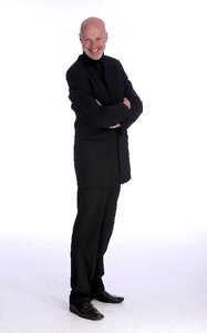 Black laughing elegant