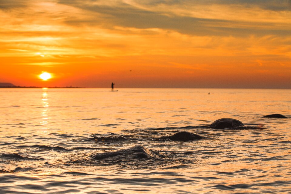 Wasaga shoreline sunset