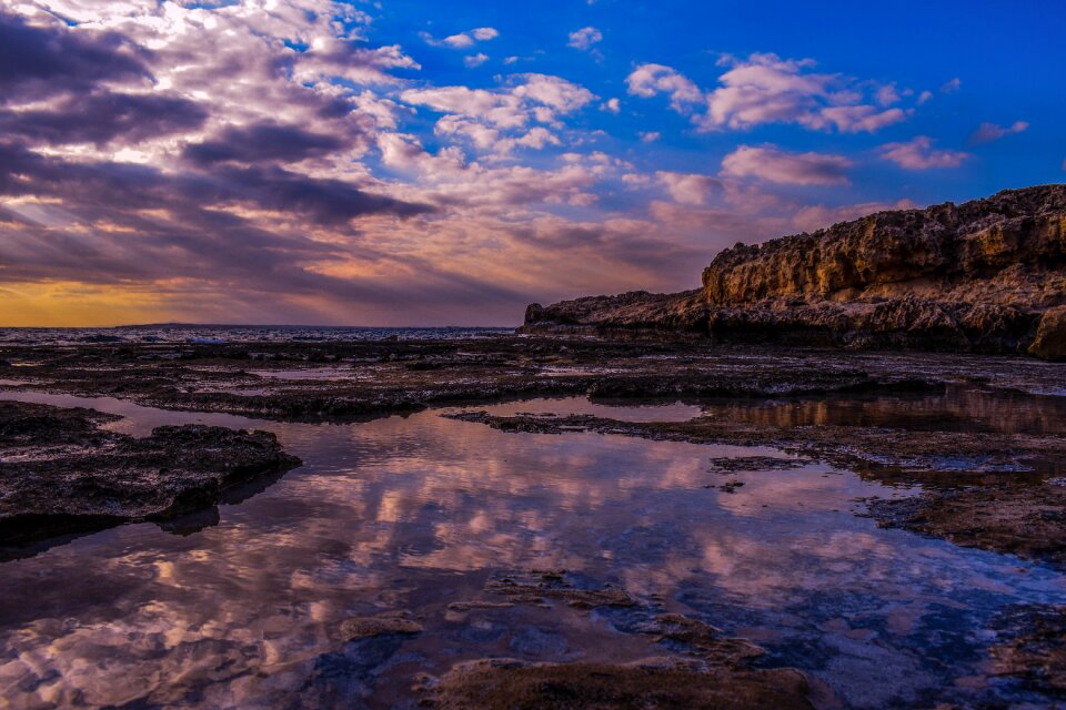 Sunset nature sky clouds