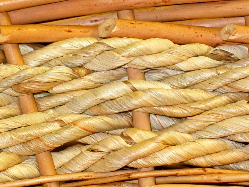 Woven texture natural material