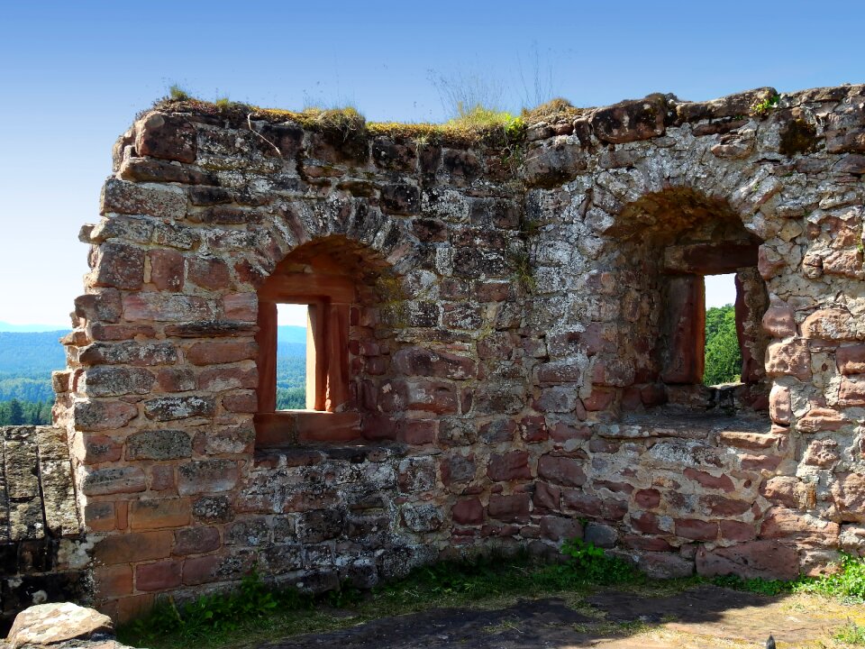 Wall knight's castle rock castle photo