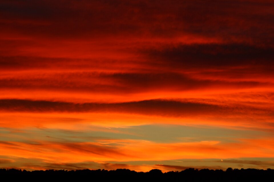 Clouds abendstimmung twilight