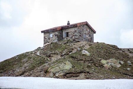 Mountain hut austria alpine hut