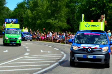 2014_Tour_de_France._Caravane_erdf._Free_image_Spielvogel._Zero_copyright photo