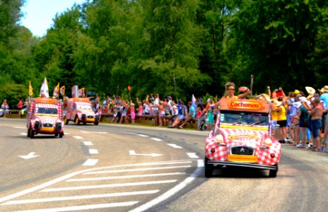 2014-07-16_Etape_11_du_Tour_de_France._Caravane_Cochonou_2._Free_image._No_copyright._Spielvogel photo