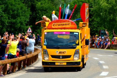 2014_Tour_de_France._Caravane_BIC._Free_image_Spielvogel._Zero_copyright photo