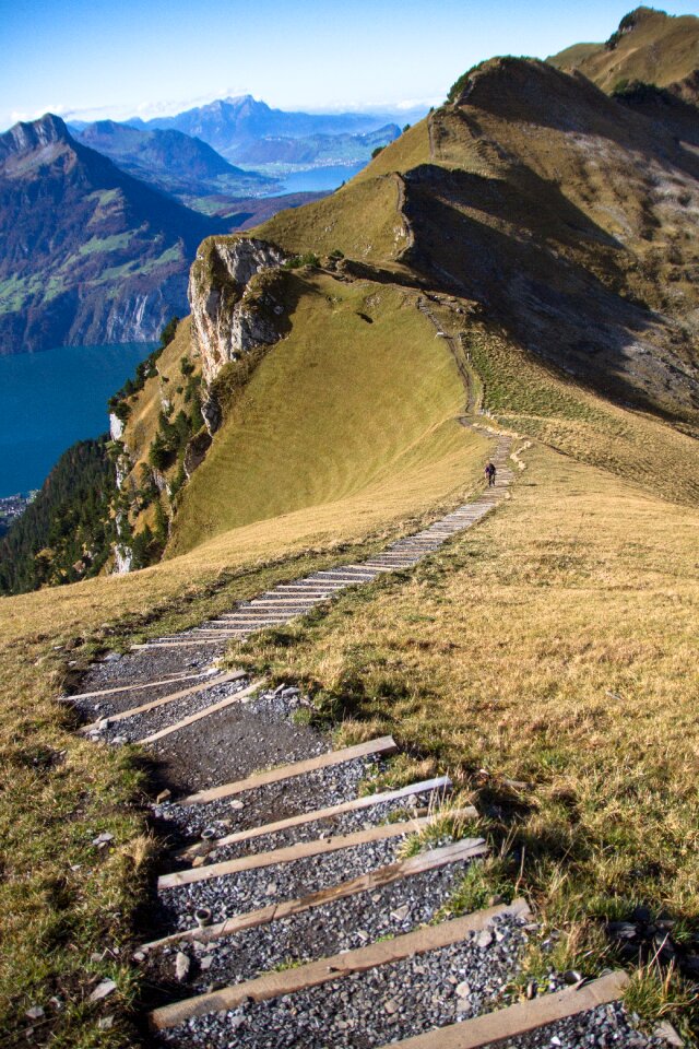 Stairs gradually fronalpstock