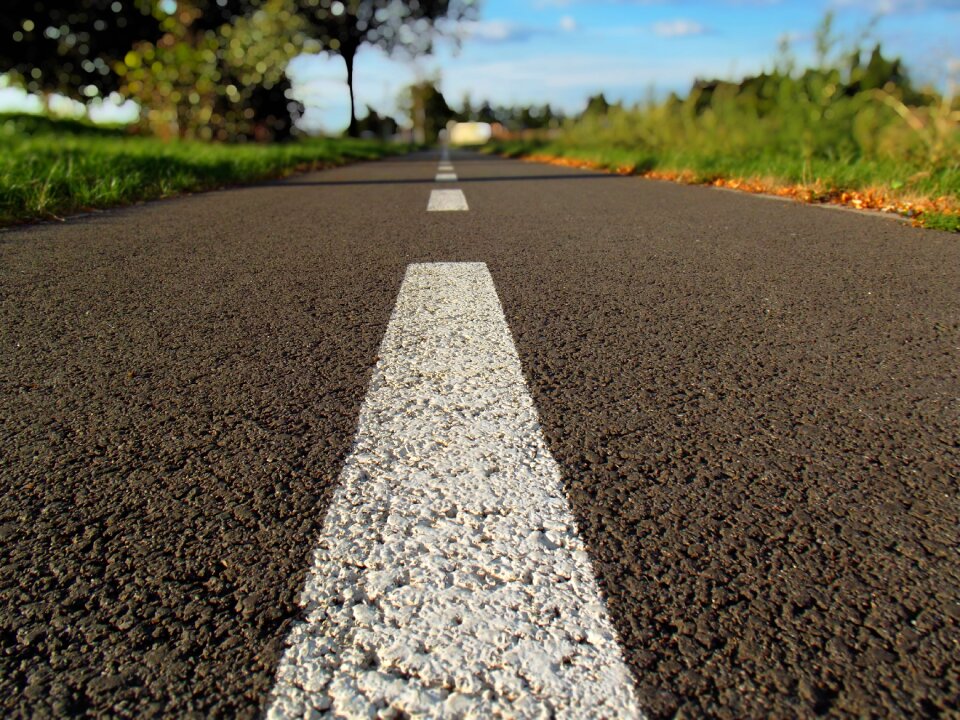 Summer stripes asphalt
