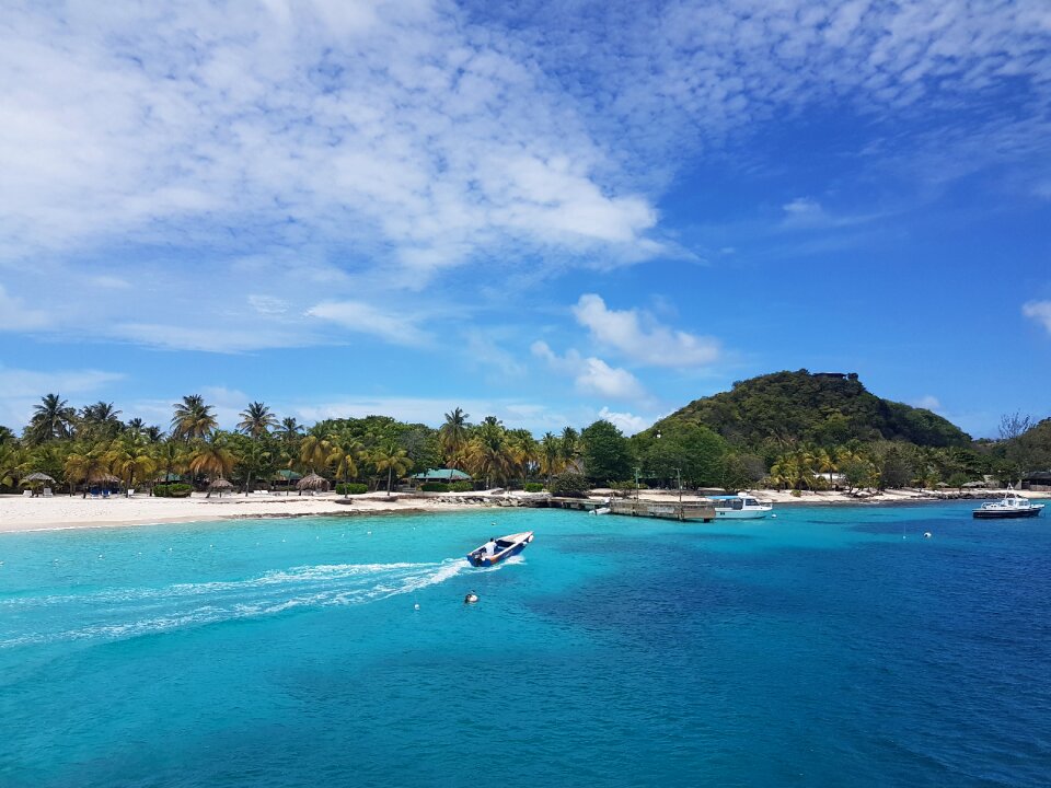 Tropical sky beach photo