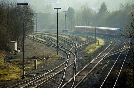 Yield curve rail- cars photo