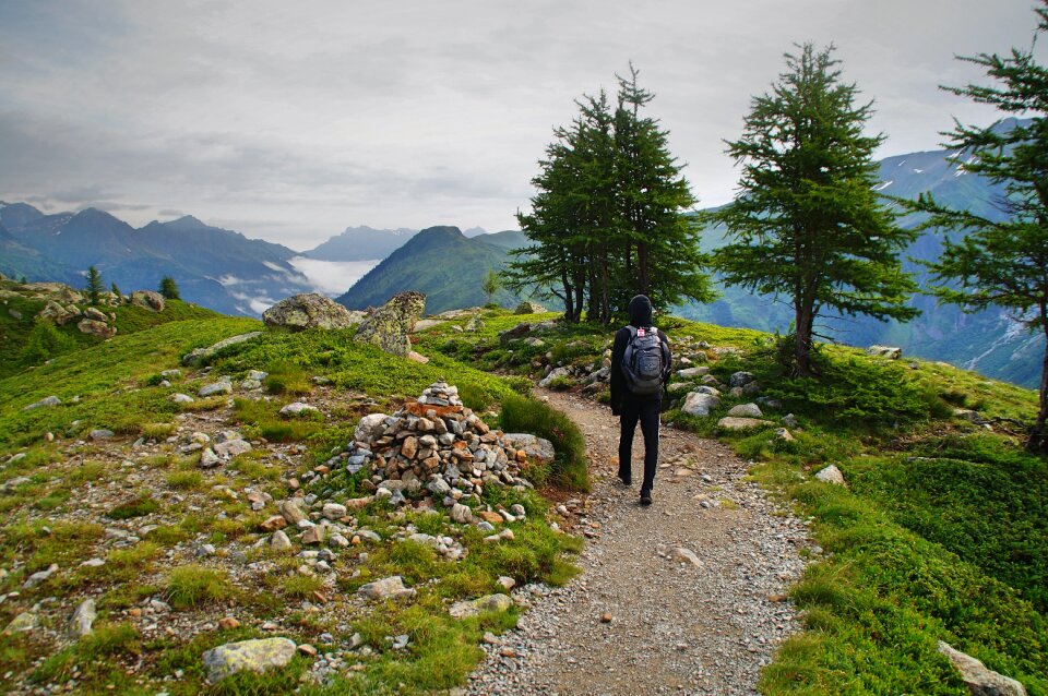 Landscape mountains nature photo