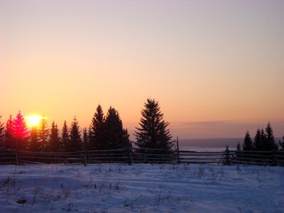 Winter ural landscape photo