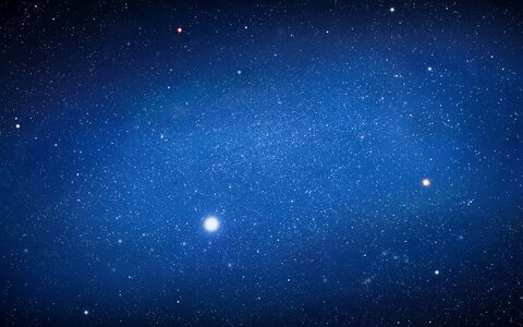 Night galaxy stars