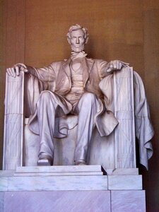 Lincoln monument washington washington dc photo