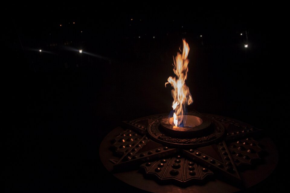 Fire night burns