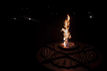 Fire night burns