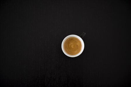 Coffee cup desk photo