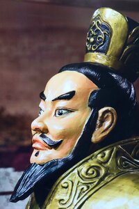 Terracotta army exhibition figures