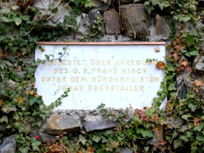 2013.10.21_-_Ybbs_an_der_Donau_-_Ereignisdenkmal_60jähriges_Regierungsjubiläum_Kaiser_Franz_Joseph_I._-_04