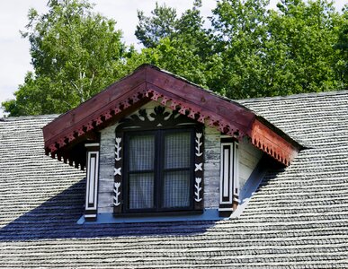 Wooden cottage old house wooden house