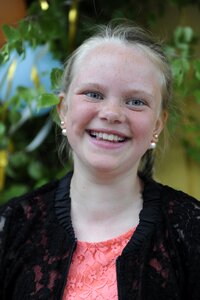 Smiles laughter blonde