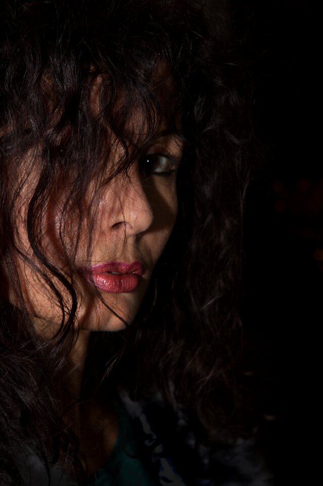 Sensual portrait face