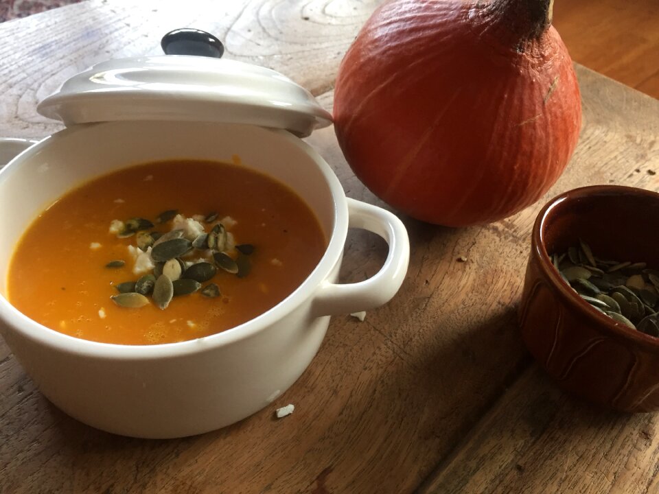 Pumpkin soup autumn