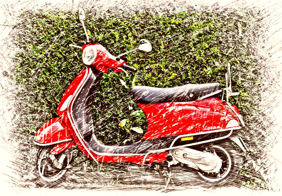 Cult drawing colorful