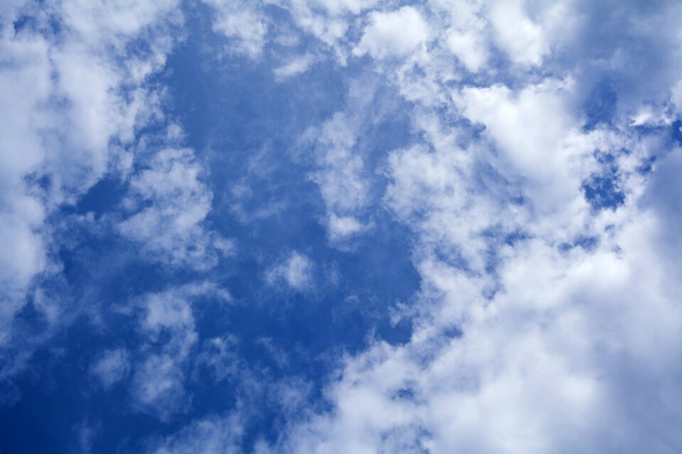 White white clouds summer