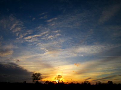 20121125Sonnenuntergang_Hockenheim photo