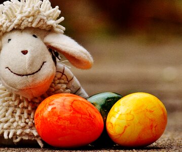 Spring easter decorated