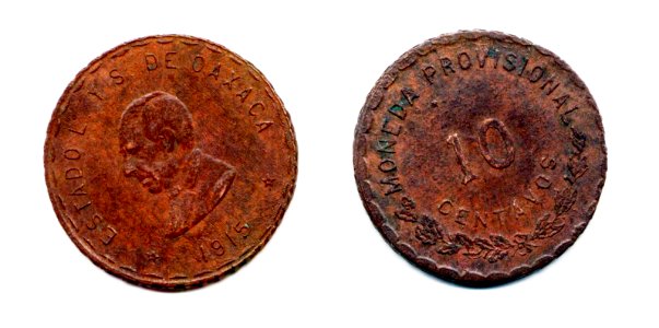 10_centavos_de_Oaxaca_de_1915_(busto_de_base_redonda)(anverso_y_reverso)