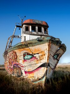 Abandoned graffiti painting