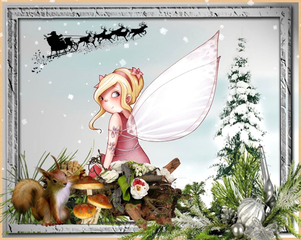 Winter fairy tale fantasy