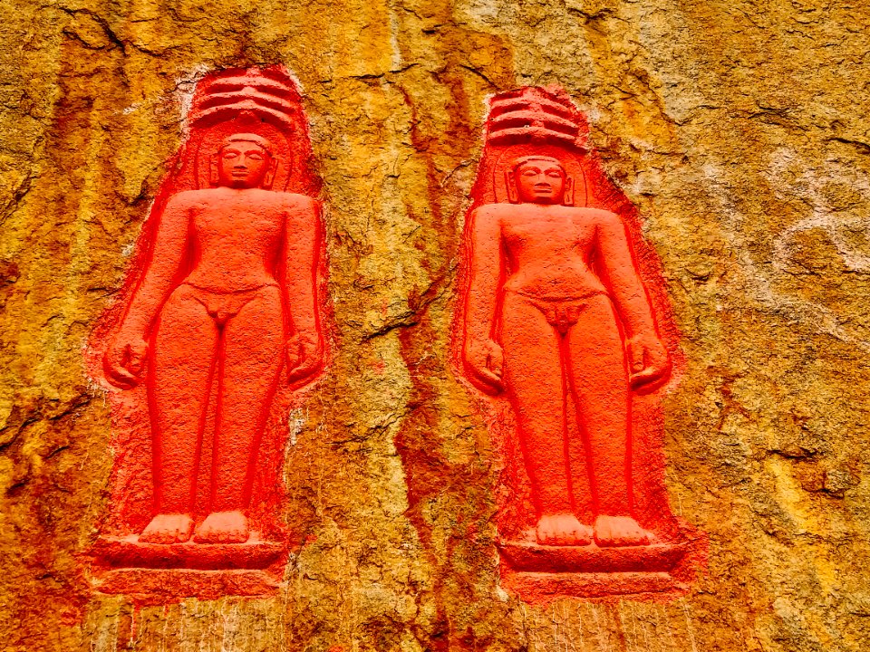 10th_century_Bommalagutta_Jain_bas-reliefs_and_inscription,_Telangana_-_4