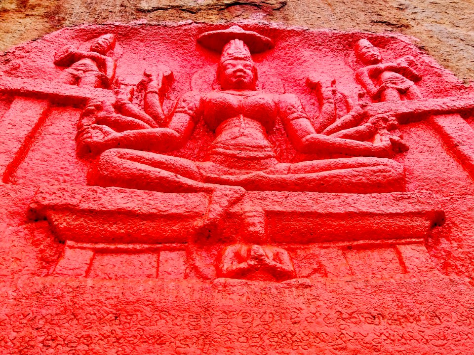 10th_century_Bommalagutta_Jain_bas-reliefs_and_inscription,_Telangana_-_27