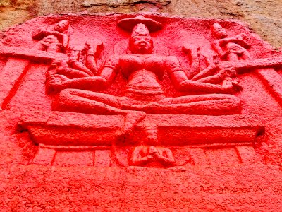 10th_century_Bommalagutta_Jain_bas-reliefs_and_inscription,_Telangana_-_27