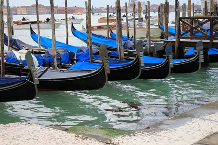 Gondolas sea channel