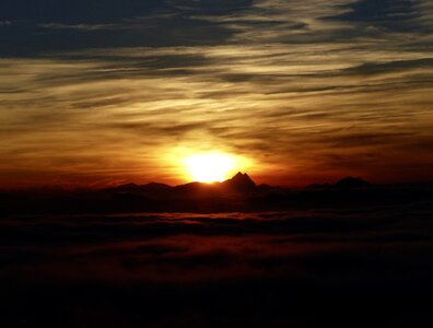 Wilderkaiser kaiser mountains sunset