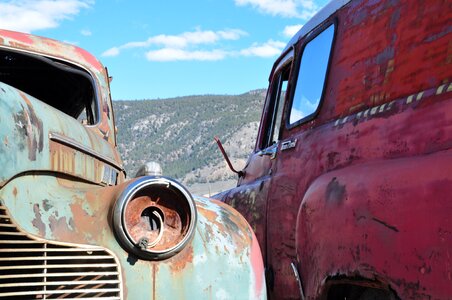 Vintage old-fashioned headlight