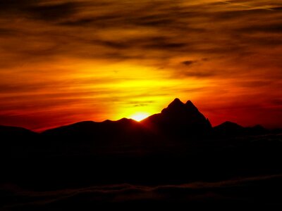 Wilderkaiser kaiser mountains sunset