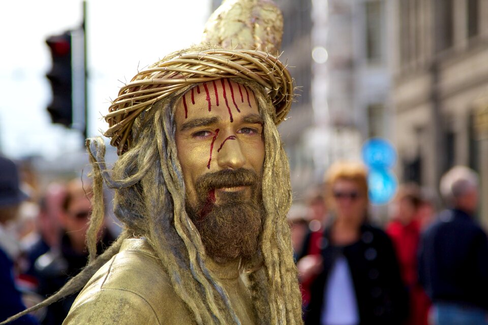 Beggar street people