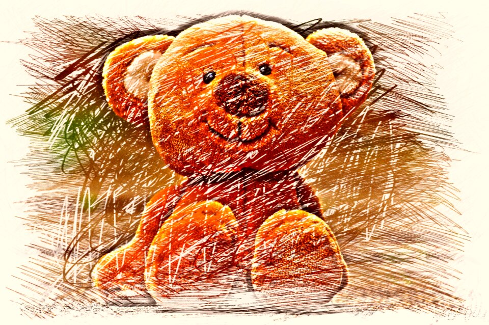 Colorful funny cute